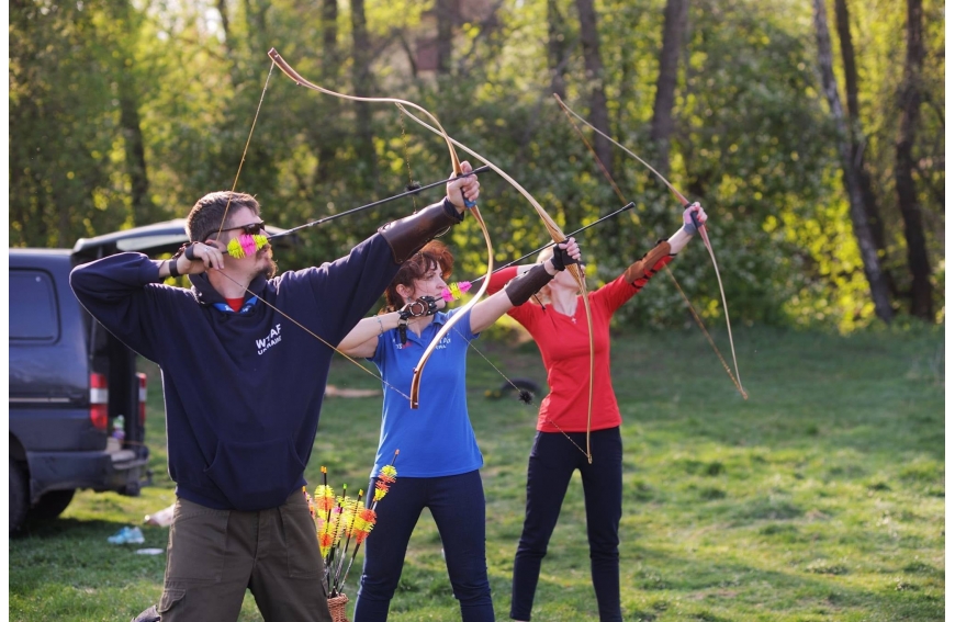 New coaching staff at the WTAF archery range
